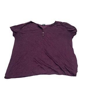 Faded Glory Purple Blouse